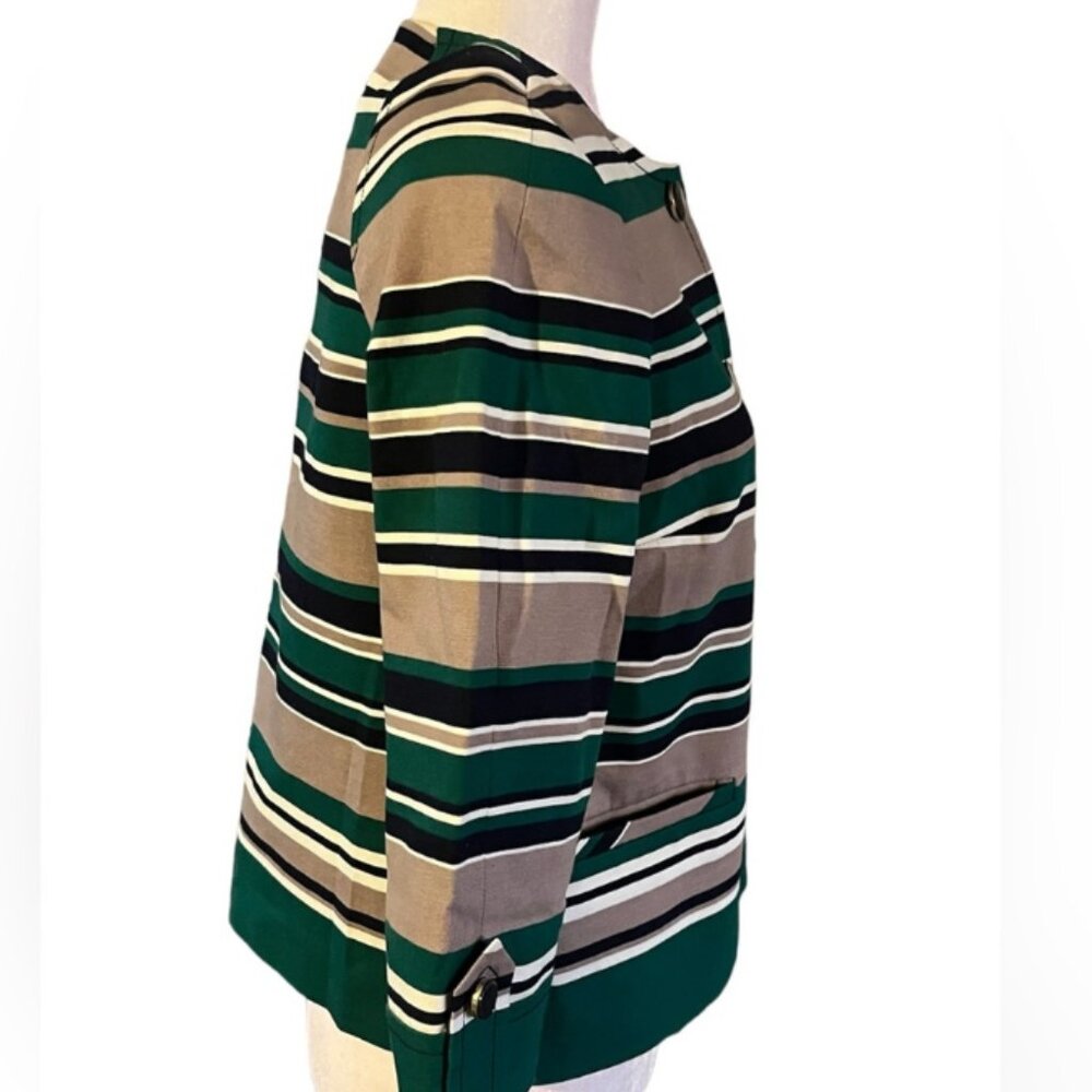 Talbots Multi-Color Striped Blazer Jacket -Size 14 - Picture 6 of 6